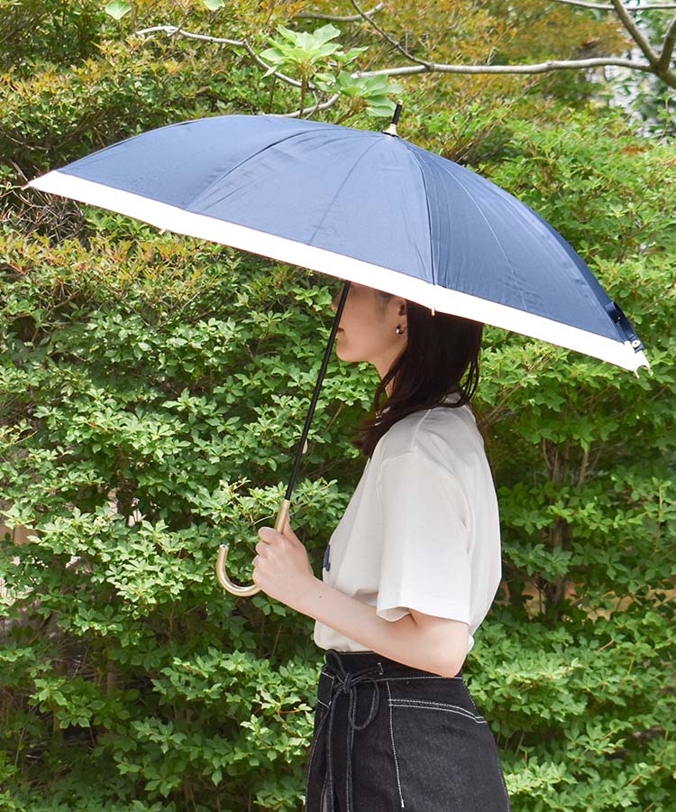 ベーシックバイカラー晴兼長傘