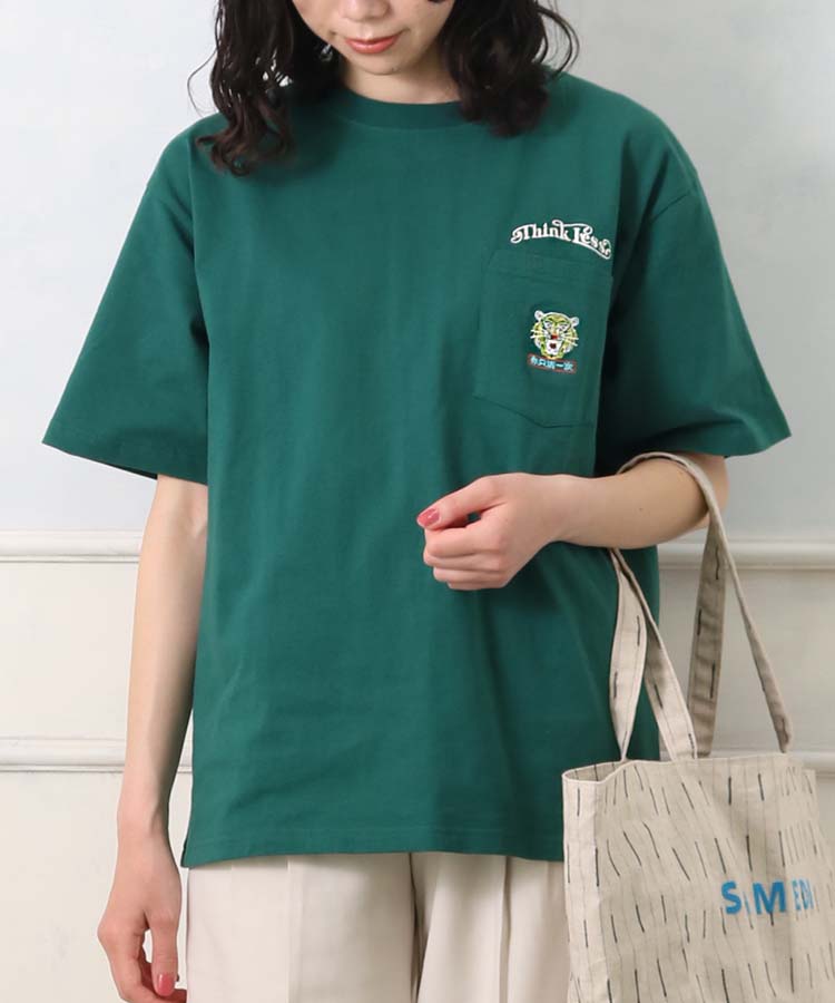 ≪SALE≫トラポケット刺繍Tシャツ