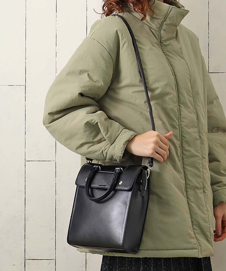 ≪OUTLET≫スクエアフラップ2wayショルダー