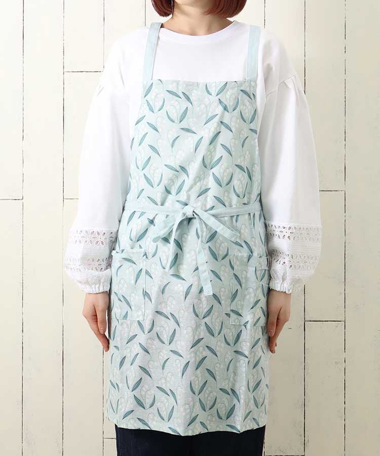 アビチュアルフラワーエプロン