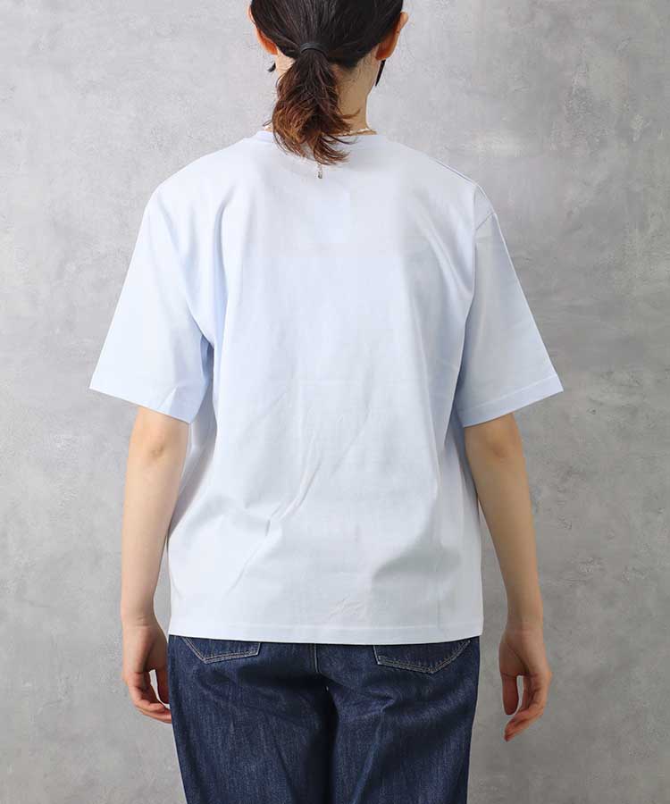 le petaleテリア刺繍リボンTシャツ