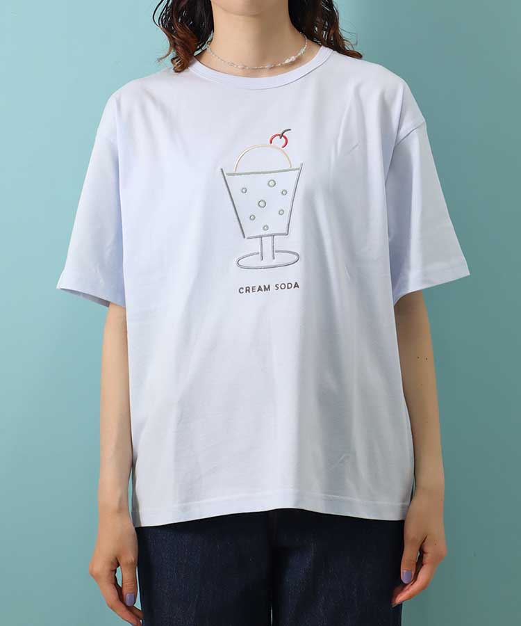 ぷっくり刺繍Ｔシャツ