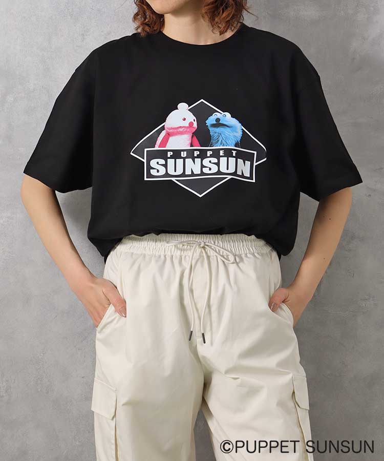 Amazon.co.jp: パペットスンスン Tシャツ フェイス Mサイズ