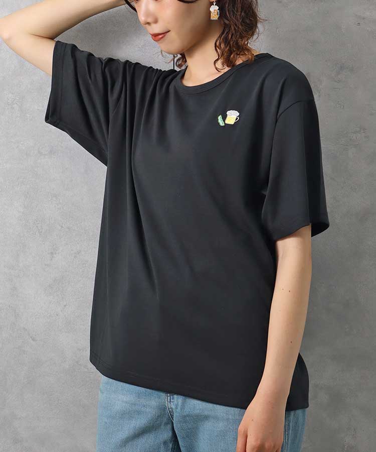≪SALE≫枝豆ビール刺繍Tシャツ