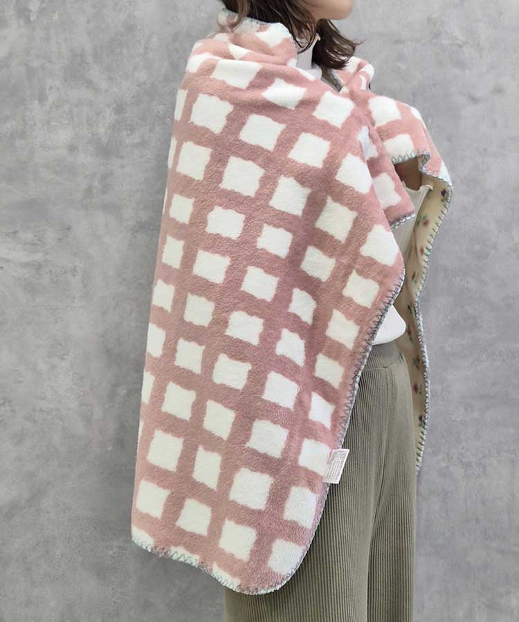 リバーシブルブランケット