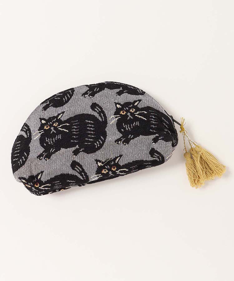 クラフトインディアネコマルチポーチ