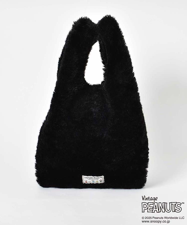 PEANUTSファーショッパートート