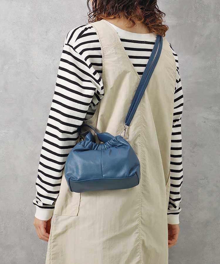 ギャザー2wayミニショルダー