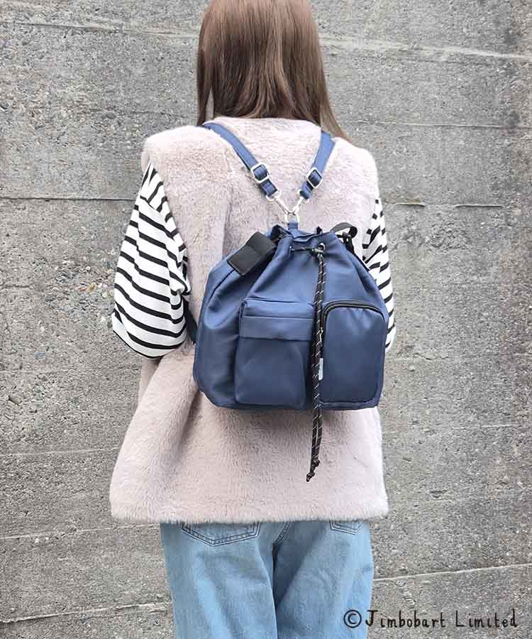 ジムボバートポケット２WAY巾着