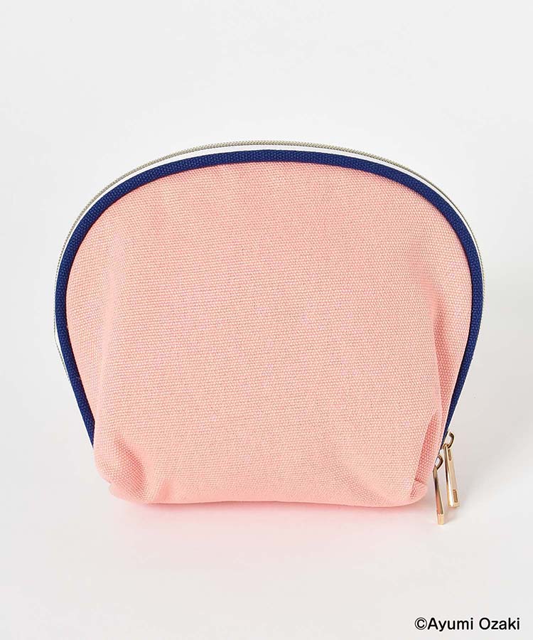 【WEB限定】mojojojoぬいぐるみバッジ付きポーチ