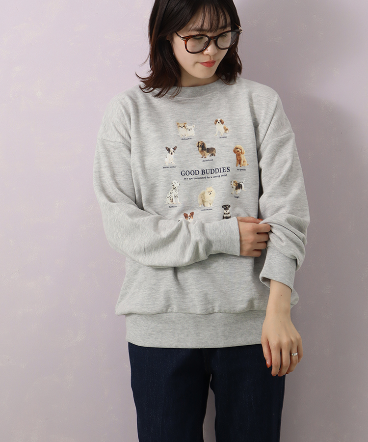 le petale GOOD BUDDIES DOGスウェット