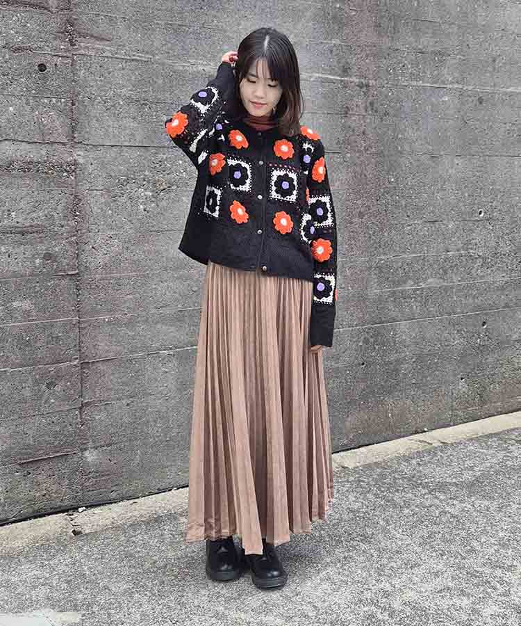 かぎ針カーディガン