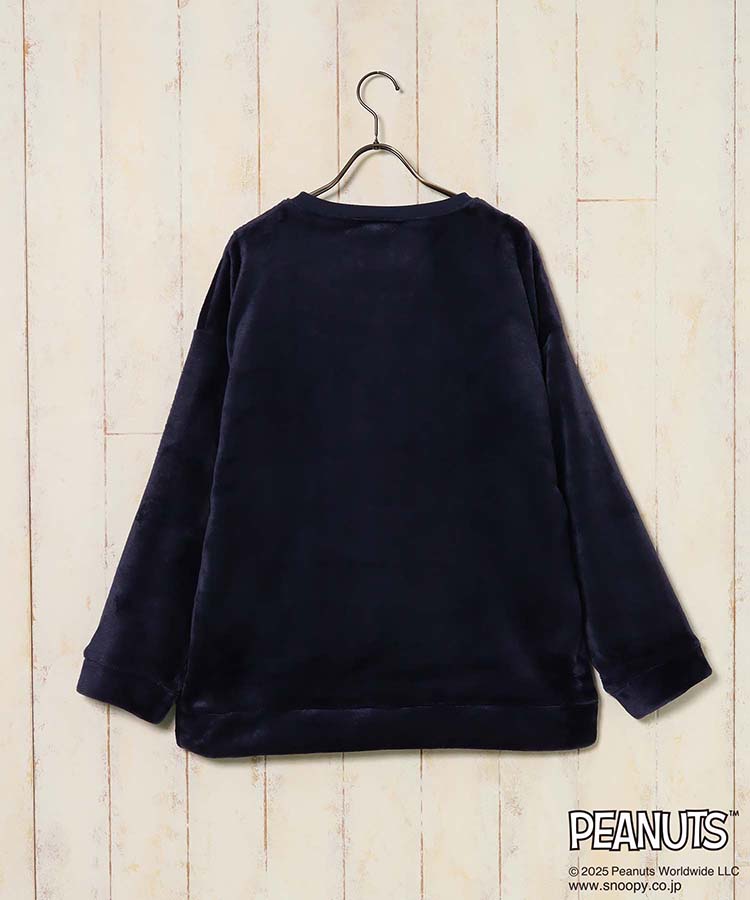 スヌーピーチェックルームウェア上下セット