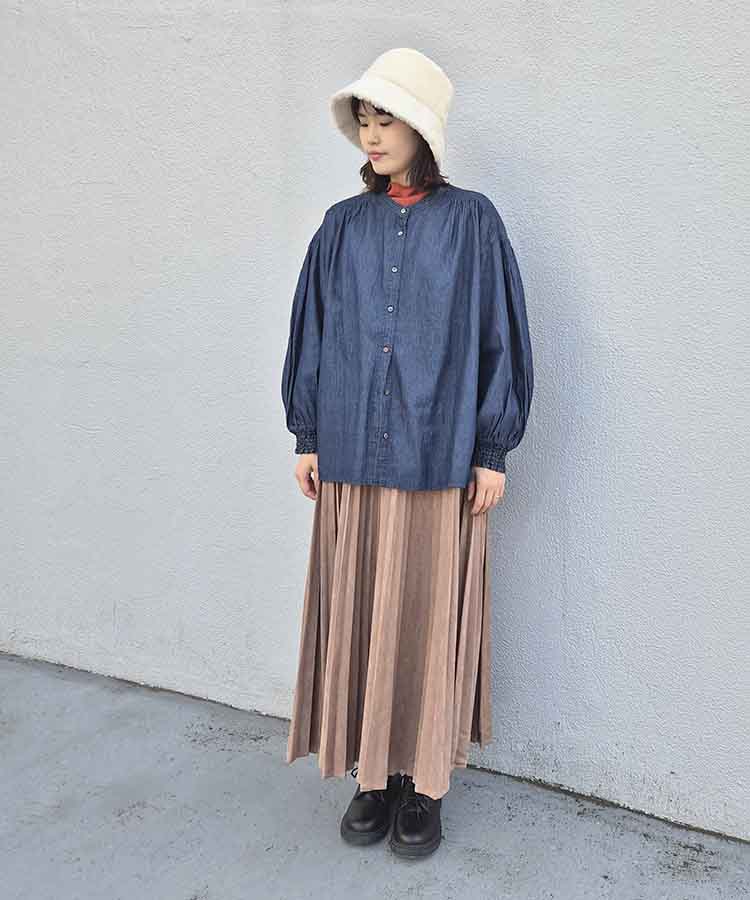 フェイクムートンバケットハット