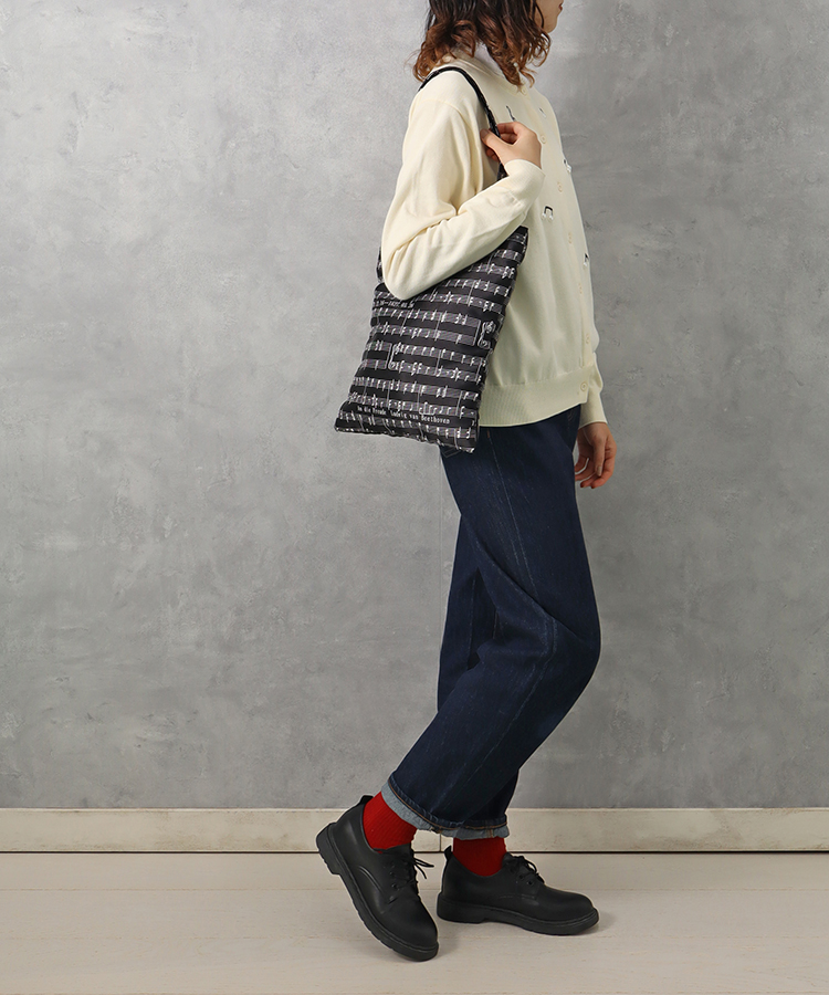 楽譜ジャガードトート