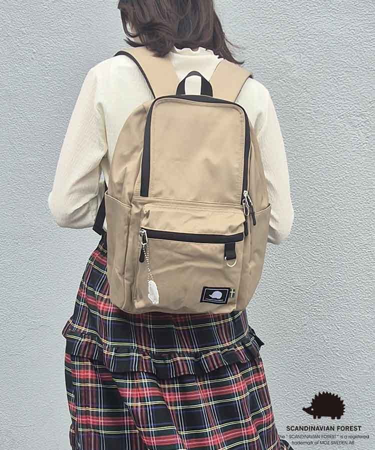 ＜はっ水加工＞スカンジナビアン多収納リュック