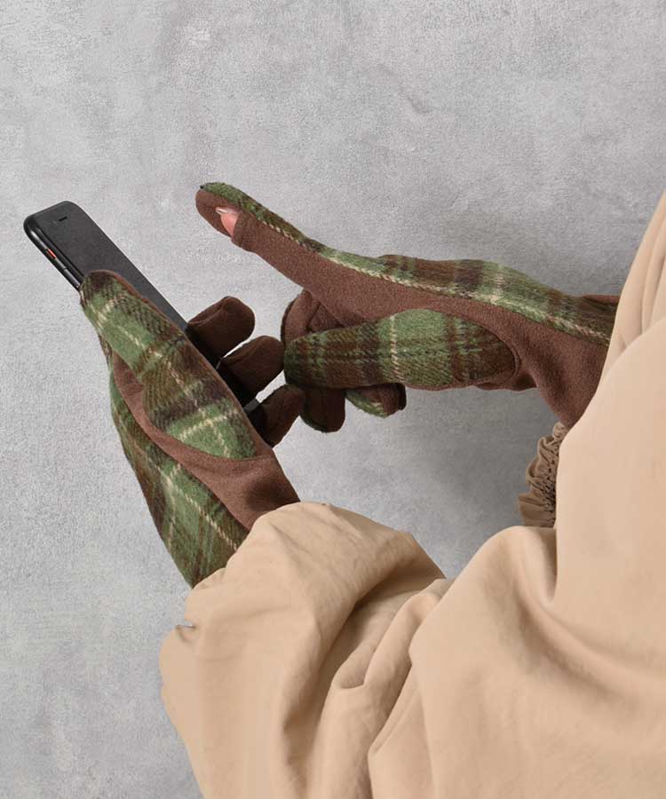 チェック指フードグローブ