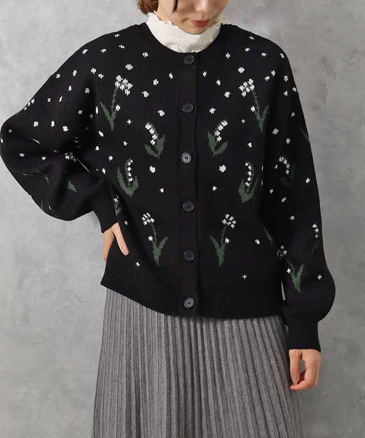 le petaleスズランニットカーディガン