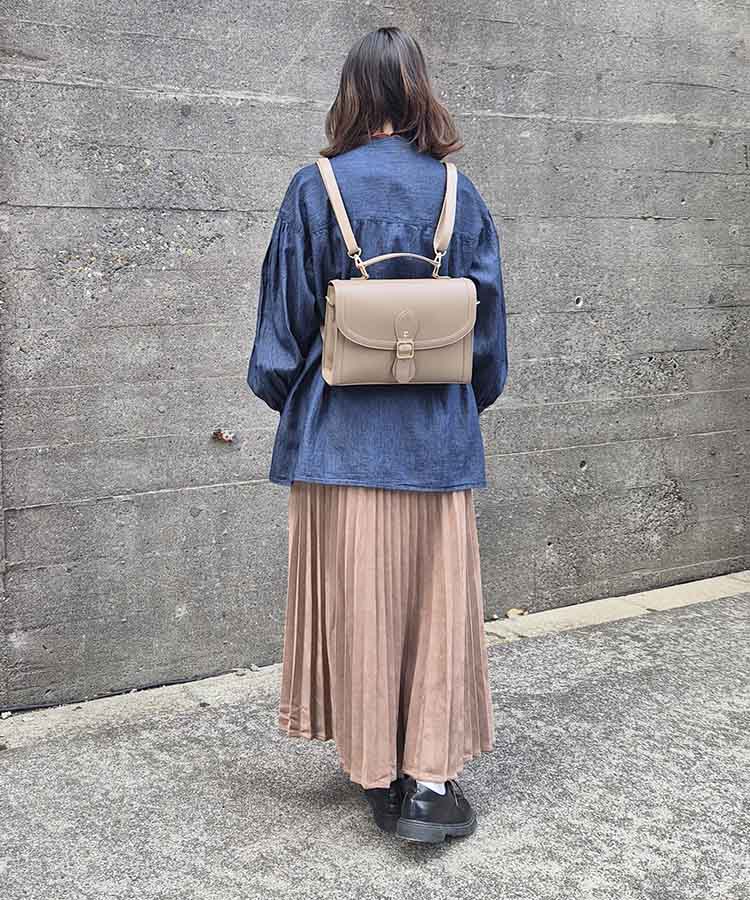 ラウンド3Wayサッチェルバッグ