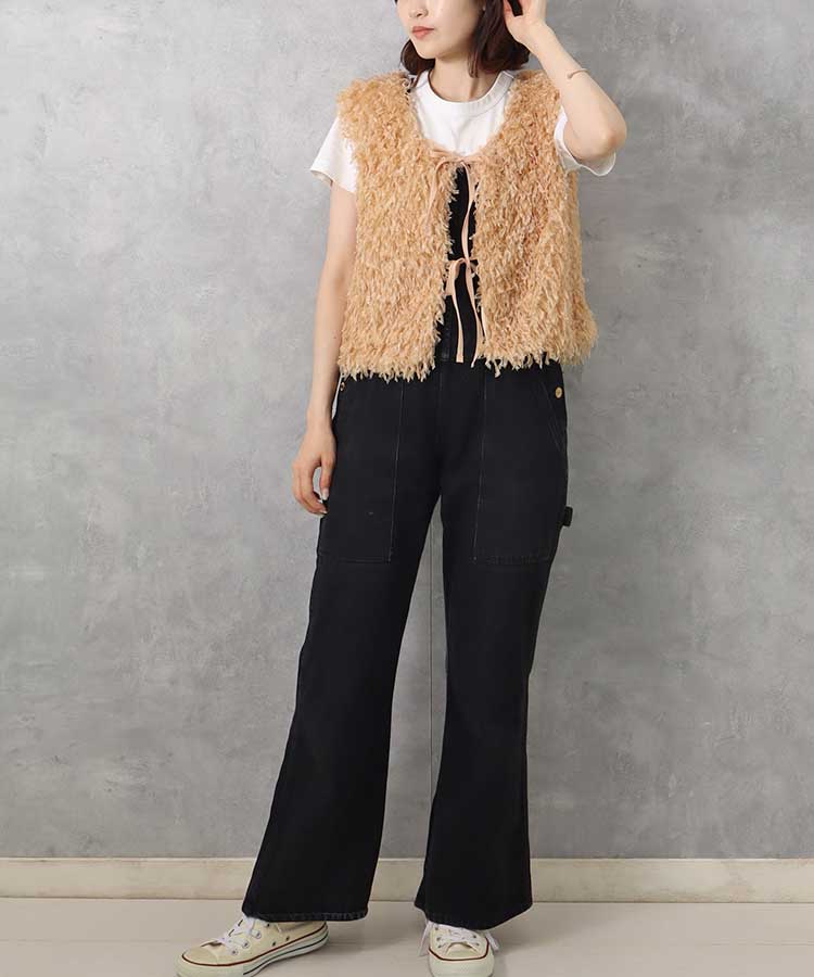 ≪SALE≫【WEB限定】フリンジ2wayベスト