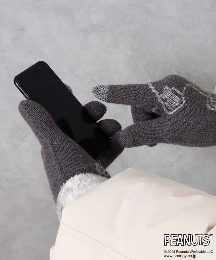 スヌーピーニットグローブ