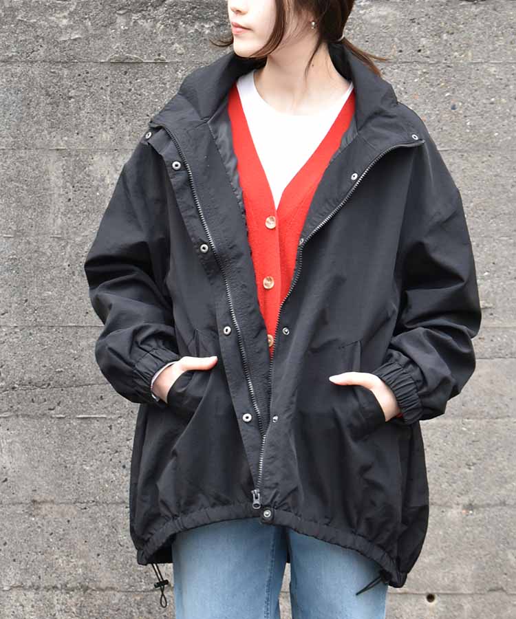 スタンドカラーブルゾン