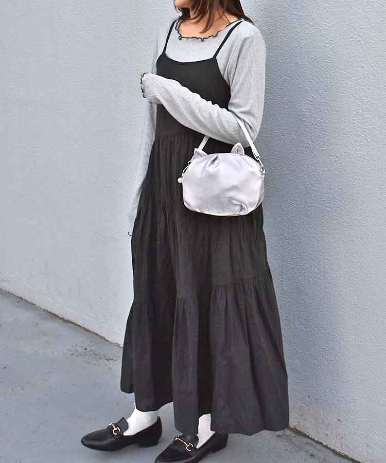 オーガンジーネコショルダー