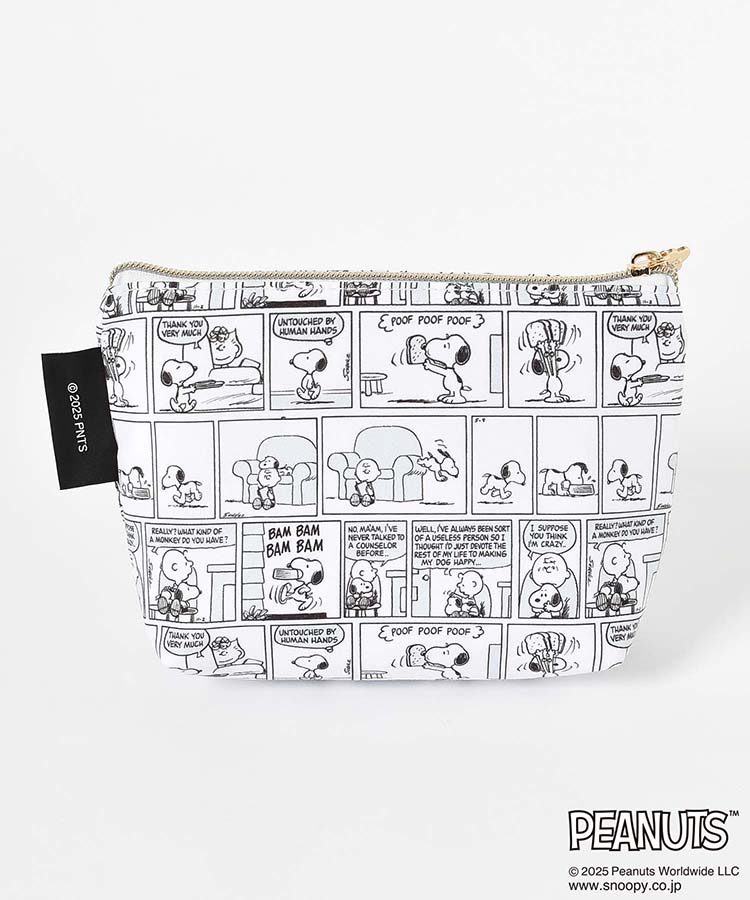 PEANUTS コミック柄ポーチ