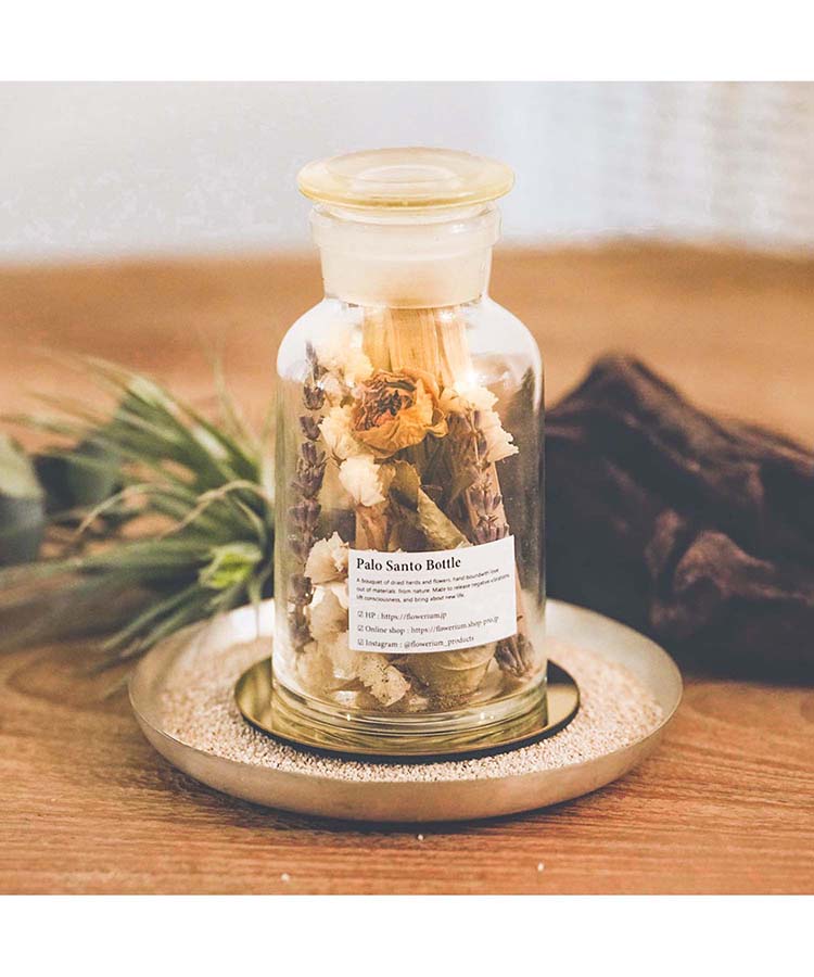 Positive Energy Palo Santoフラワーボトル