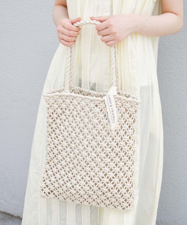 ≪SALE≫SUNNY&FRIENDSマクラメトートバッグ