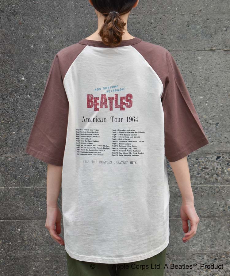 THE BEATLESツアーラグランTシャツ