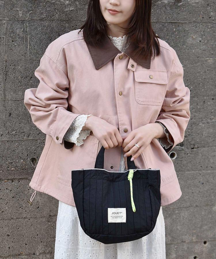 ループチャーム付き軽量トート