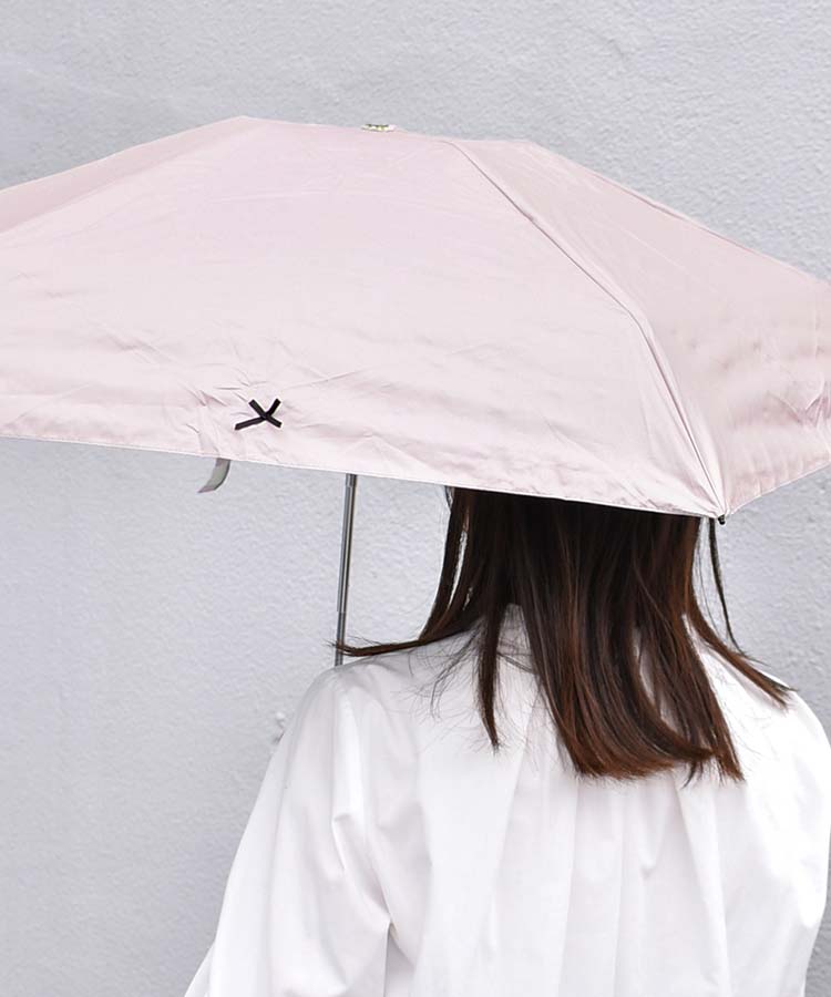 リボン晴雨兼用折りたたみ傘