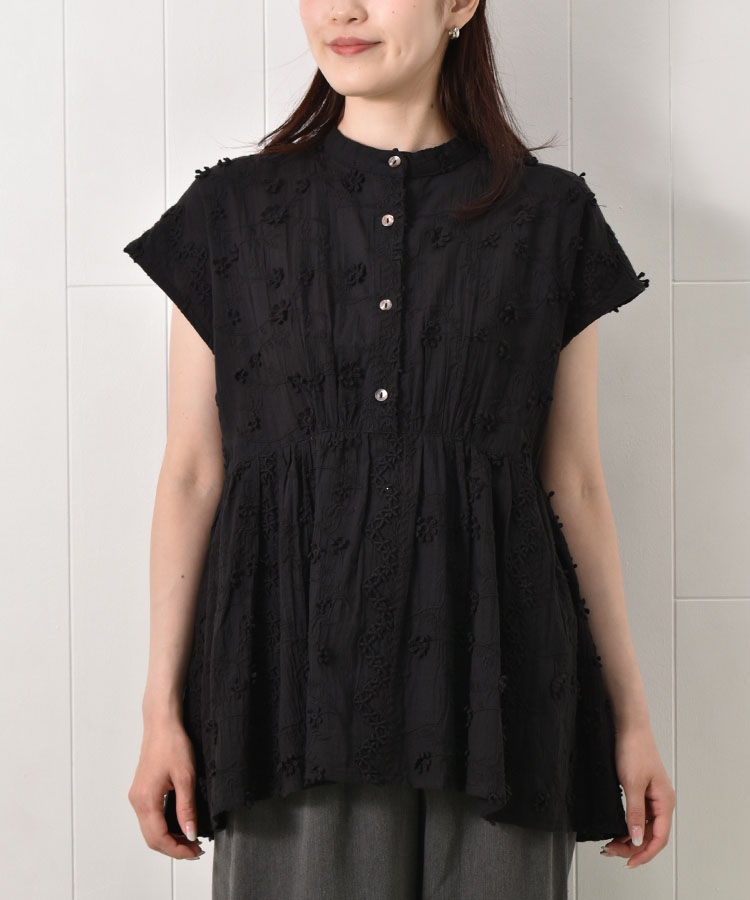 ≪SALE≫3D刺繍ブラウス