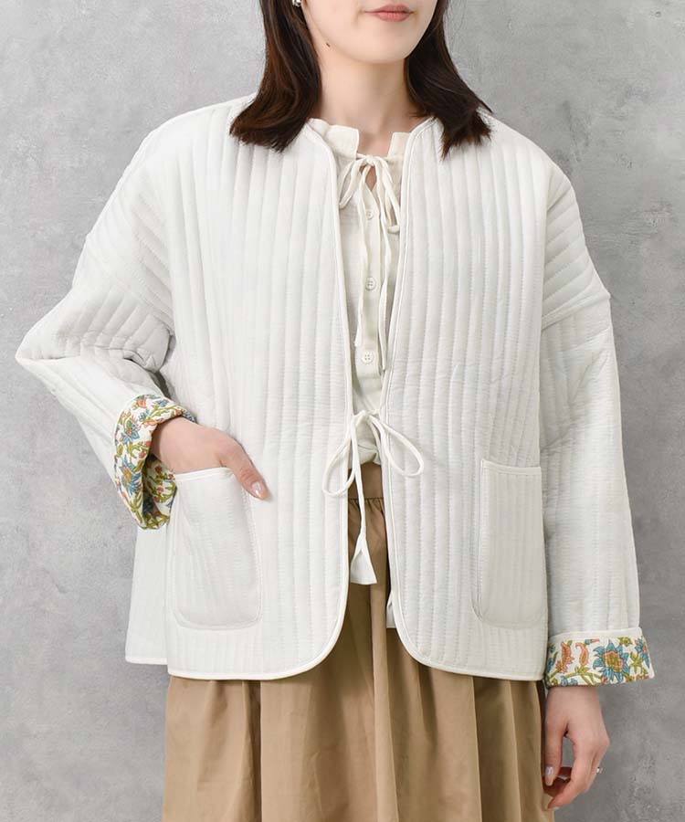 フラワーキルトジャケット