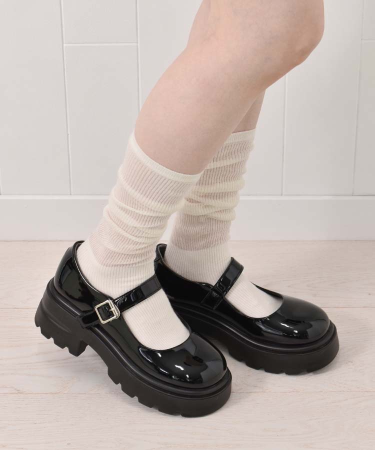 ≪SALE≫【WEB限定】ストラップ厚底シューズ