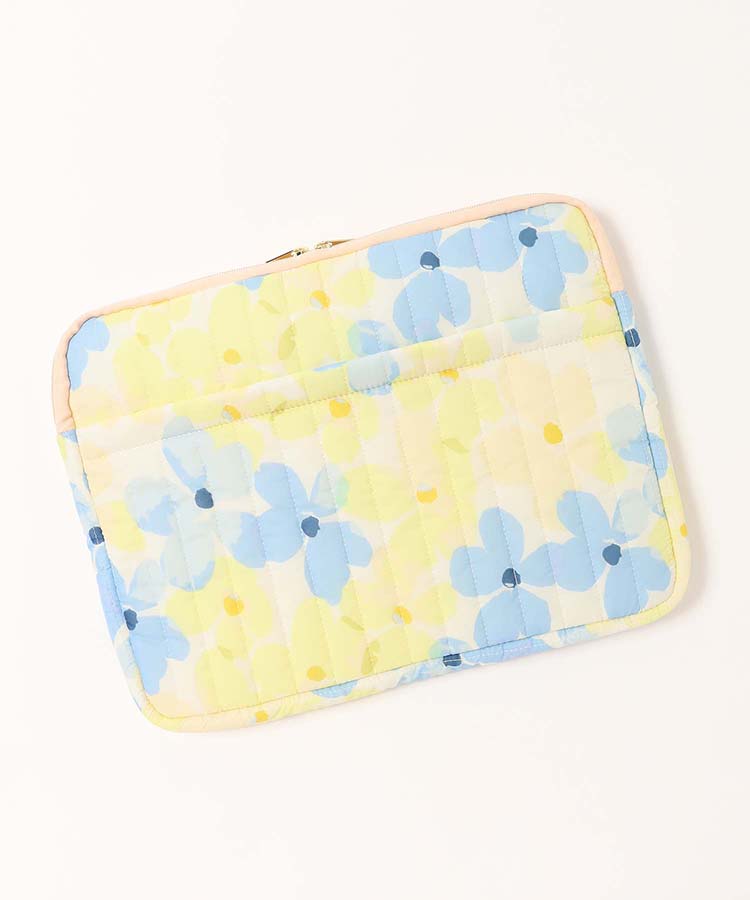 【WEB限定】フラワーはっ水キルティングPCケースL