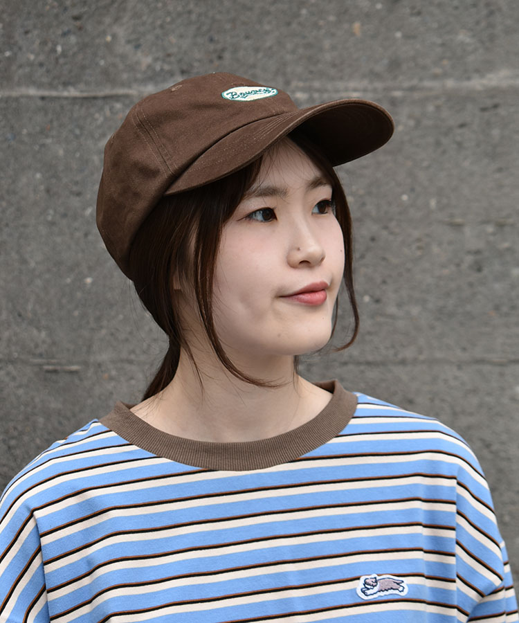 Bouncy.ロゴ刺繍キャップ