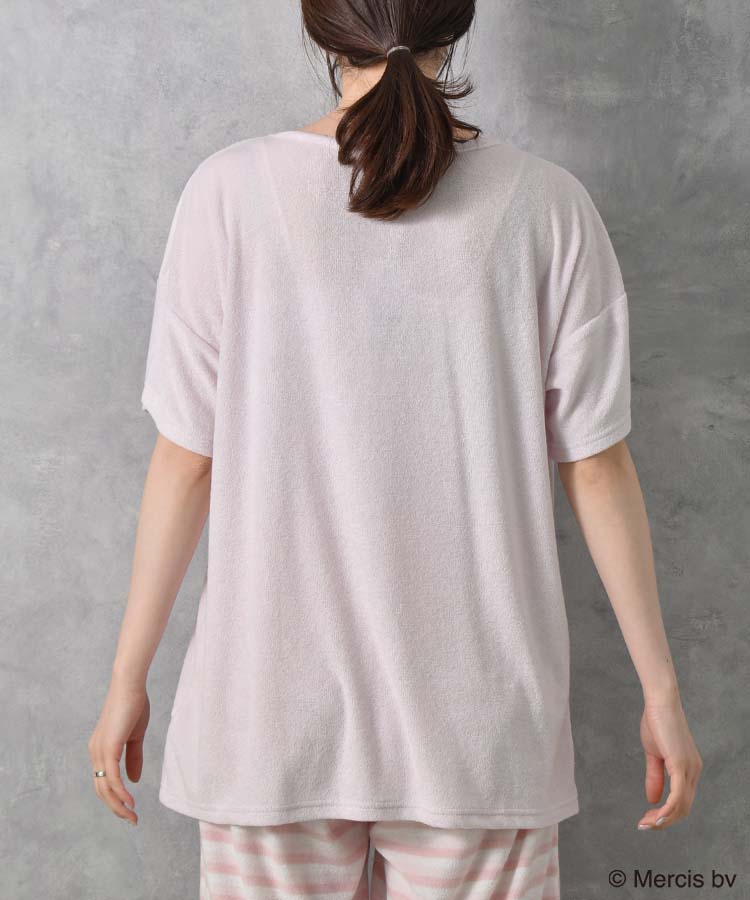 ミッフィー 半袖パイルルームウェア上下セット