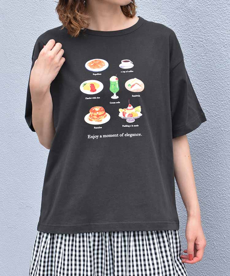 喫茶メニューロゴTシャツ