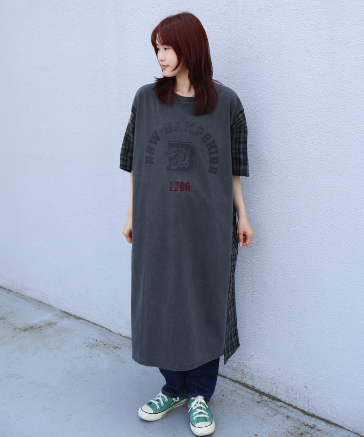 ≪SALE≫ピグメントプリントワンピース
