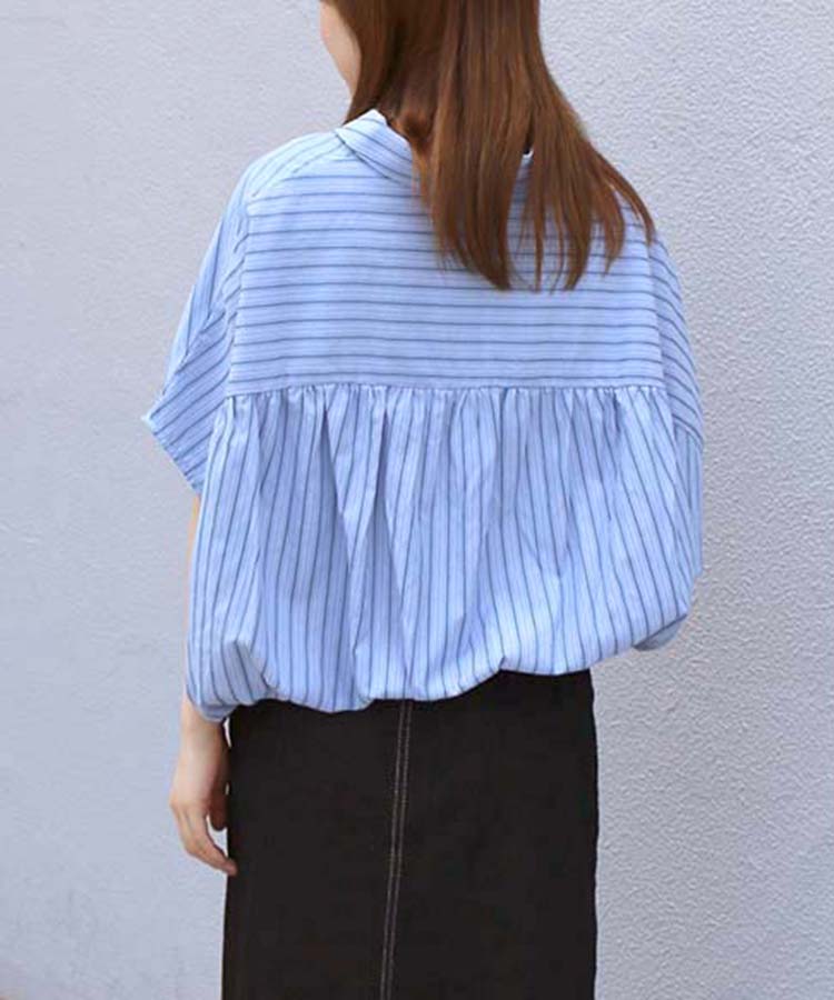 ≪SALE≫マルチストライプブラウス