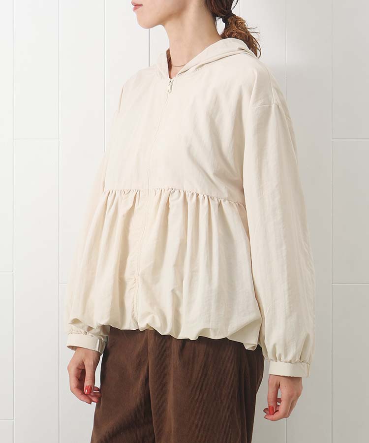 裾バルーンマウンテンパーカー