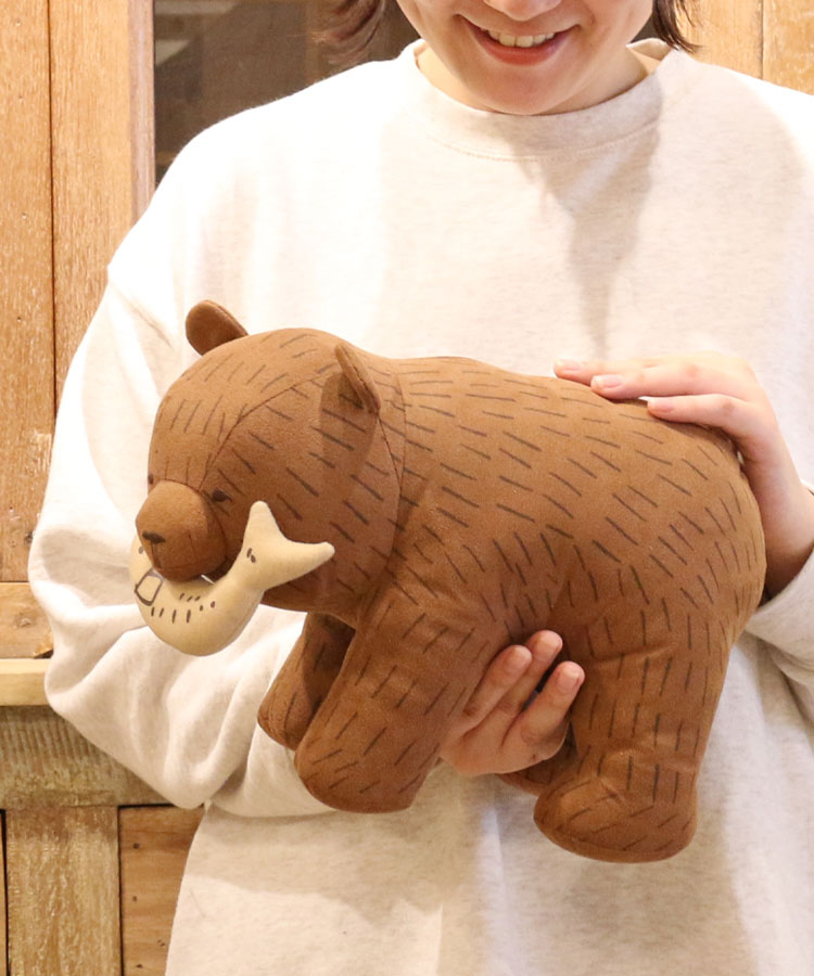 【WEB予約 12/25～順次発送】木彫りクマぬいぐるみ大