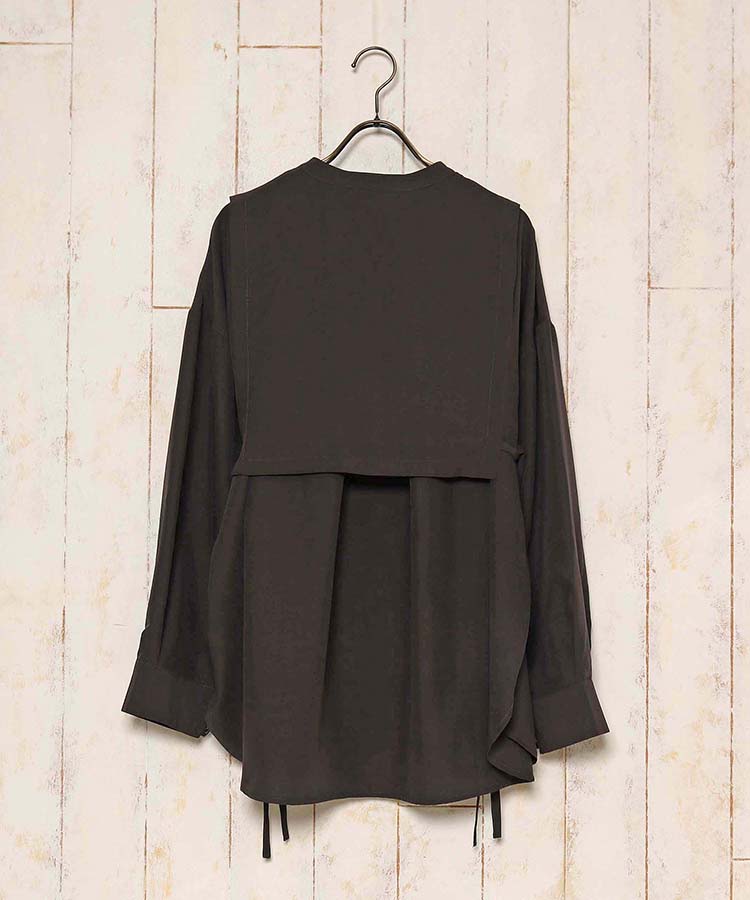 ≪SALE≫レイヤードバンドカラーチュニック