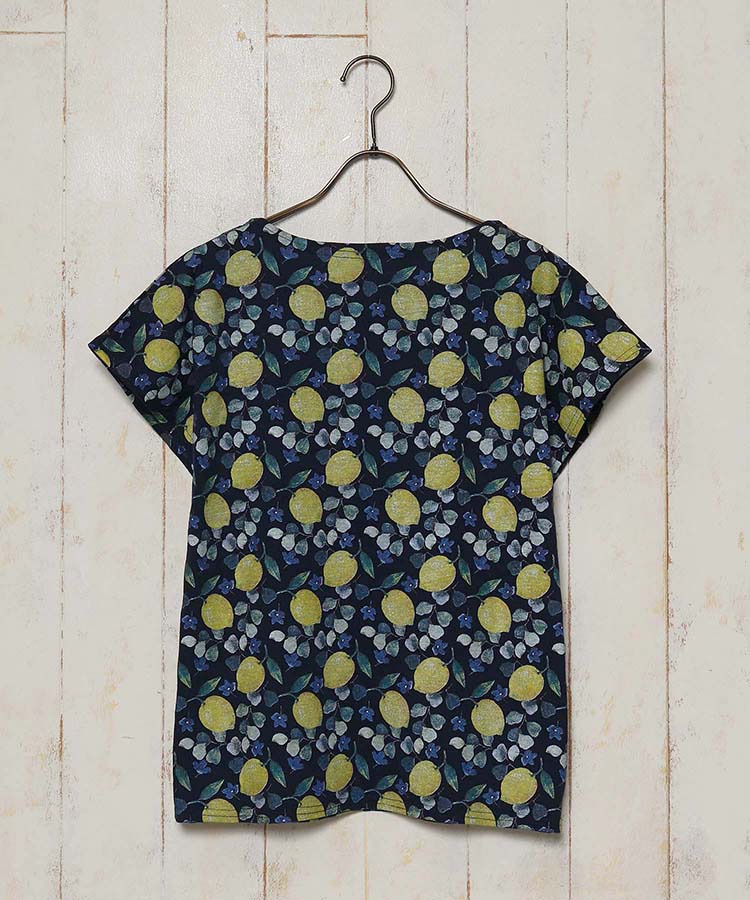 ≪SALE≫レモン総柄プリントＴシャツ