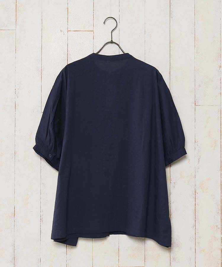 ≪SALE≫刺繍ピンタックキャンブリックブラウス