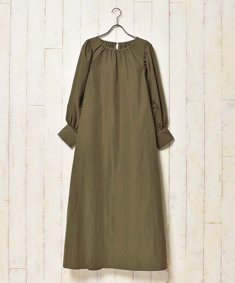 ≪SALE≫袖ギャザーワンピース