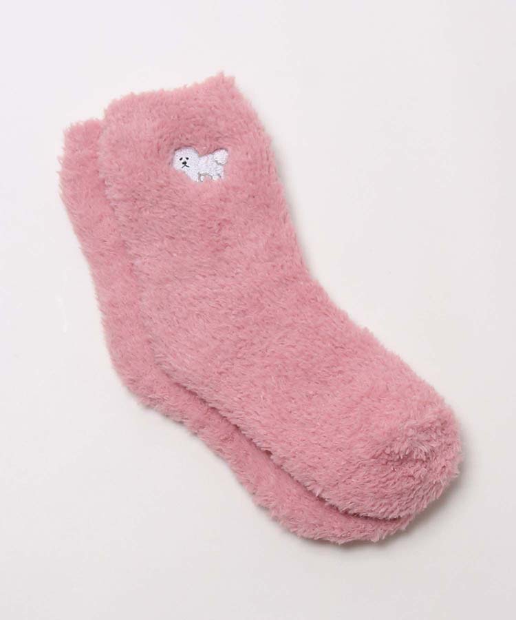 ≪OUTLET≫ビションフリーゼ刺繍ソックス