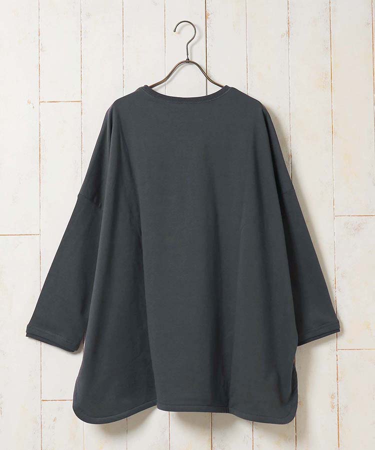 ≪OUTLET≫裏起毛ワイドプルオーバー